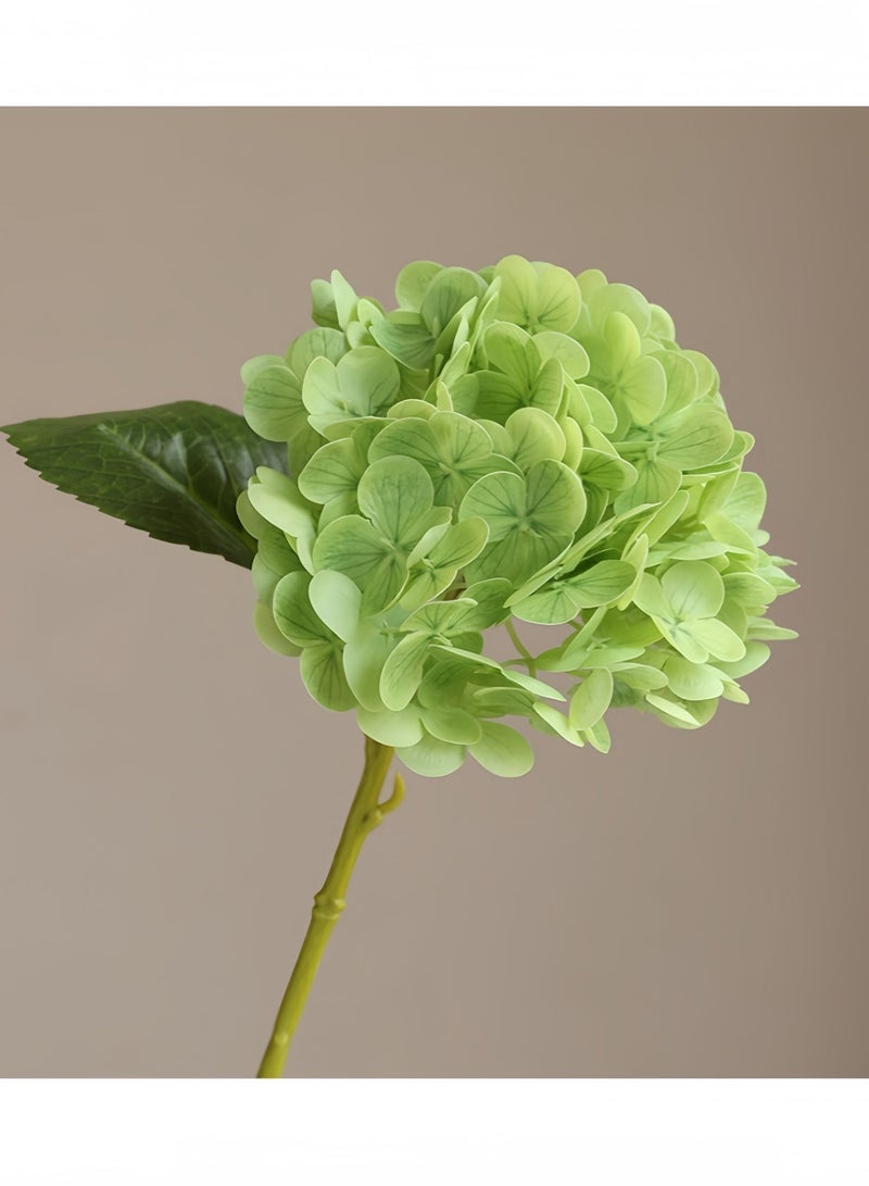 أزهار الكوبية الخضراء الاصطناعية ذات الملمس الواقعي (عبوة من 3 قطع) - 32 سم/12.6 بوصة، أزهار كوبية صناعية بساق وأوراق طويلة، أزهار كوبية صناعية واقعية لتزيين المنزل، وتنسيقات الزهور، وباقات الزفاف، وقطع الزينة المركزية. - Image 1